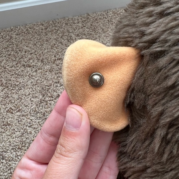 Vintage STEIFF Button 6190/40 Chimpanzee Monkey Stuffed Animal 1971-1982 - Picture 10 of 10